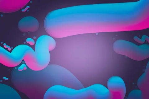 Glowing waves wallpaper. Stock Illustration