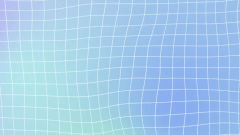 Glowing Wavy Grid on Gradient Seamless Loop Stock-Footage 331416687