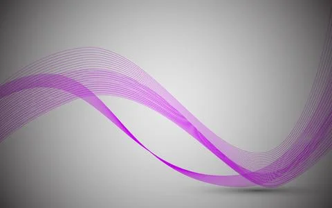 Glowing wavy lines on a technology themed abstract background. High tech di.. Stock Illustration