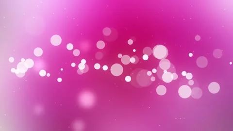 Glowing White Bokeh Particles on Pink Abstract Background Stock-Footage 336713894
