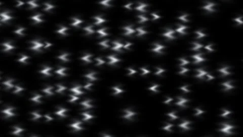 Glowing white chevron arrow shape blur particles seamless loop animation Video stock 347086477
