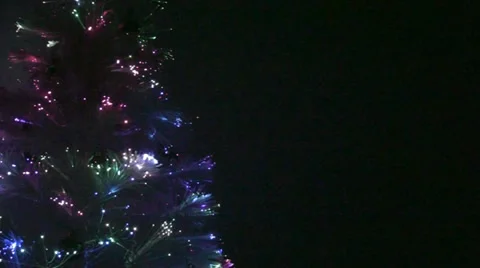 Glowing White Christmas Tree - E - 1920x1080 - 1 minute loop Stock Footage 33311455