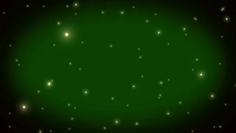Glowing white circle frame with light streaks on a green screen background Stock Footage 342896363