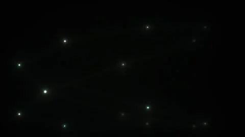 Glowing white dots on black background. Stock Footage 334529403