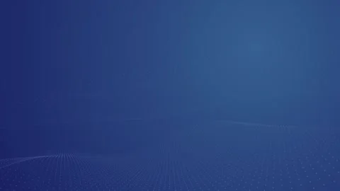 A glowing white dotted surface ripples in a seamless loop Video stock 340957038