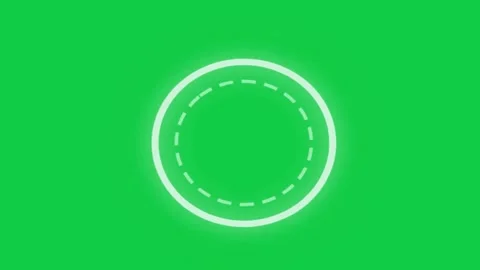 Glowing white futuristic sci-fi HUD circular target frame interface with a .. Stock Footage 343507707