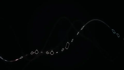 Glowing white infinity symbols connected. Stock Footage 340030040