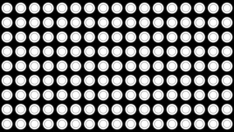 Glowing white LED light panel seamless loop animation turning on vertically. Stock Footage 337970095