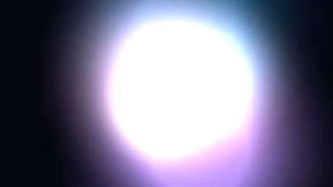 Glowing white light surrounded by various shades of colors 스톡 동영상 331646730