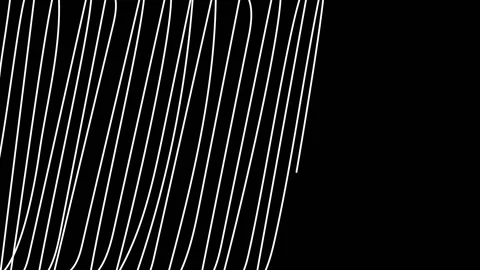 Glowing white line on a dark background. Self drawing animation of shining line. Stock Footage 158888171