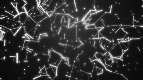 Glowing White Line Stock Footage 279199596