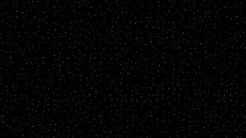 Glowing White Moving Dots Texture Loop on Black Background Stock Footage 343456957