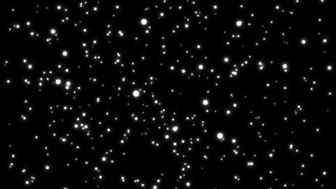 Glowing white particle dots seamless loop animation with randomly floating dots. Stock Footage 329938996