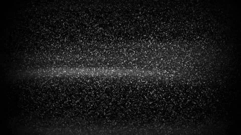 Glowing white particles on dark background, sparkling light effect Stock Illustration