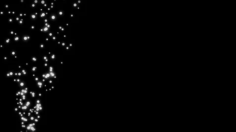 Glowing White Particles Rising Motion Background Stock Footage 341578007