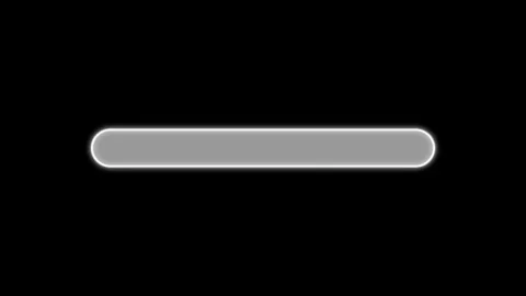 Glowing white rounded bar animation reveal from multiple sides. Stock Footage 341831074