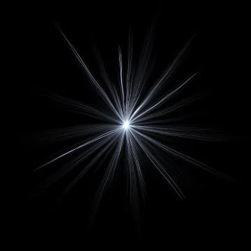 Glowing white star 库存插图