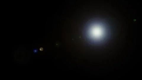 Glowing White Star Planet Dark Space Background 動画素材 339639174