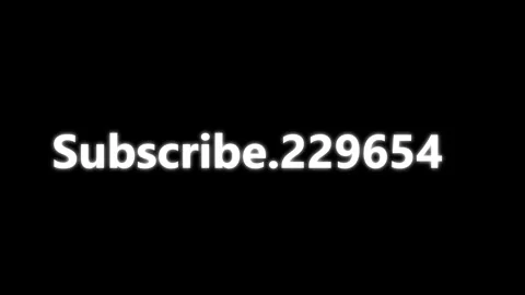 Glowing White Text On Black Background Subscribe99220 Digital Typography Mode Stock Footage 326667916