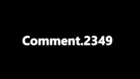 Glowing White Text On Black Background Comment1015 Digital Typography Modern Stock Footage 326668100