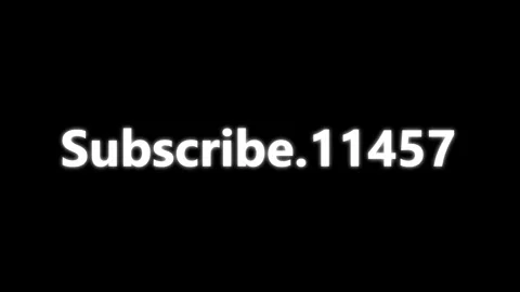 Glowing White Text Subscribe4950 Black Background Digital Promo Vídeos de archivo 326667861