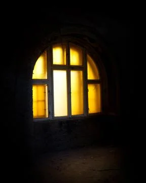 Glowing window Stock Photos