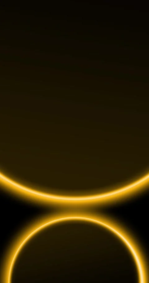 Glowing Yellow Circle Light Trails Stock Footage 336306684