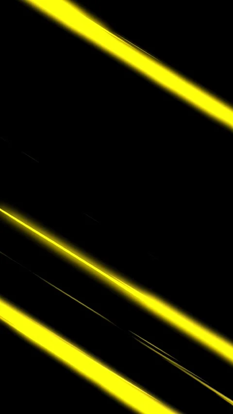 Glowing Yellow Diagonal Anime Speed Lines Loop, vertical format Stock Footage 340134323
