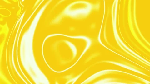 Glowing yellow fluid background with white wavy highlights Stock-Footage 331647026