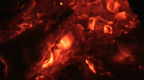 GlowingCoals Stock Footage 277616