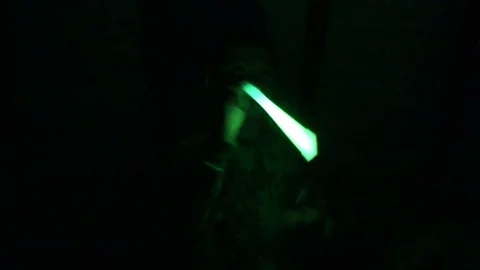 Glowstick Video stock 74863485