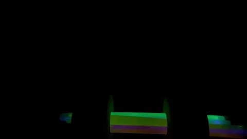 Glowsticks rolling Stock Footage 251682964
