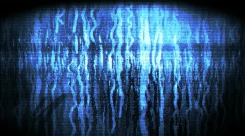 GLOWY COMP SCREEN GRUNGY Stock Footage 609078