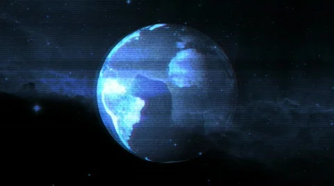 GLOWY COMP SCREEN GRUNGY Stock Footage 609164