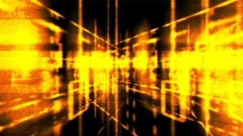 GLOWY COMP SCREEN GRUNGY Stock Footage 609174