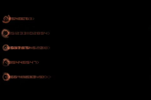 GLOWY COMP SCREEN GRUNGY Stock Footage 609364