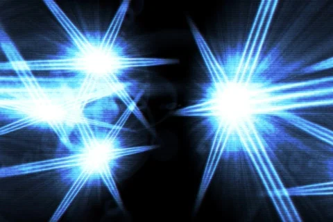 GLOWY COMP SCREEN GRUNGY Stock Footage 609372