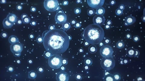 Glowy Ice Spheres Stock Footage 141401448