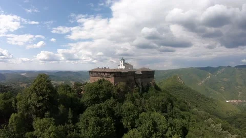 The Glozhene Monastery Drone Video Stock Footage 157835117
