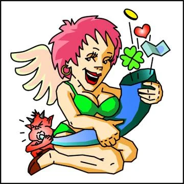 Glücksfee 스톡 사진