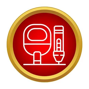Glucometer and lancing device for blood sugar monitoring Stock Illustration