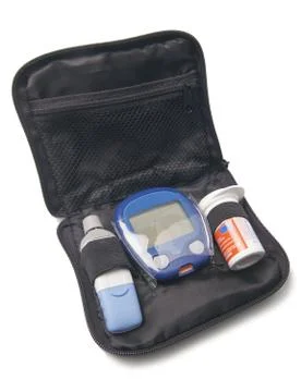 Glucometer kit Stock Photos