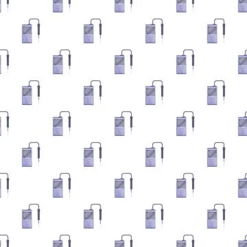 Glucometer medical device seamless pattern background Stock Illustration