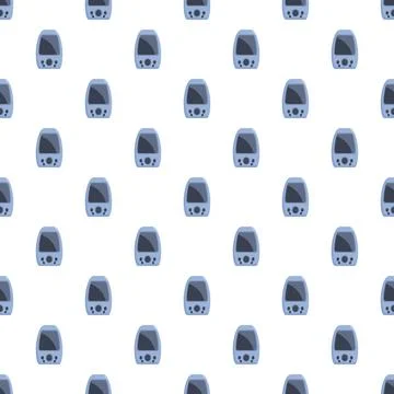 Glucose meter pattern measuring blood sugar levels Illustrazione stock