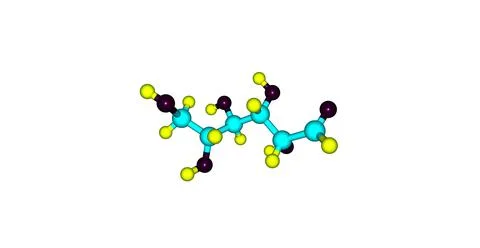 Glucose molecular structure isolated on white Stock Illustration