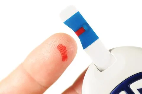 Glucose test Stock Photos