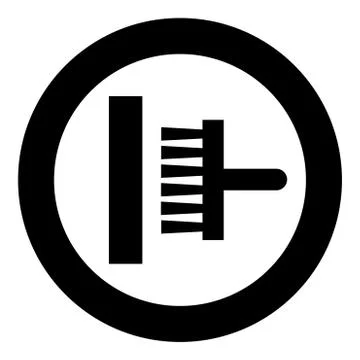 Glue applied to the wall Designation on the wallpaper symbol icon in circle r Illustrazione stock
