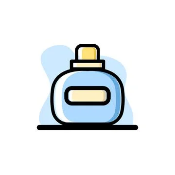 Glue Bottle Conceptual Icon Vector Illustration Design Stock Illustration