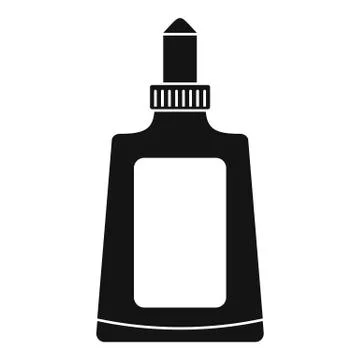 Glue bottle icon, simple style イラスト素材
