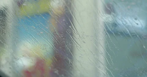 Glue dissolving solution hits the glue causing it to dissolve and flow. Stock Footage 282695395